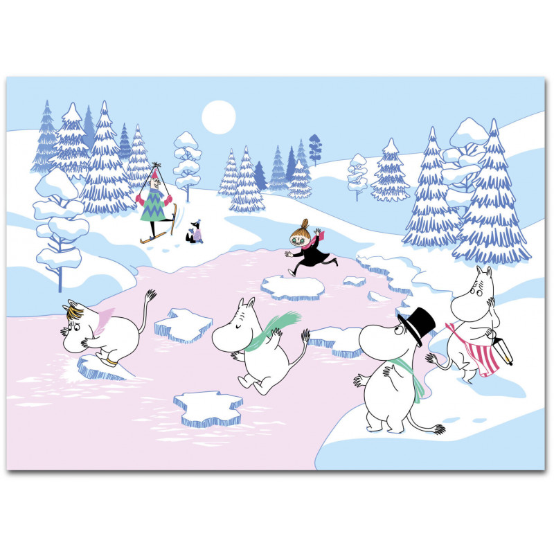 Moomin Placemat Winter Wonders 2022 40 x 27 cm