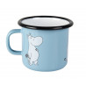 Moomin Enamel Mug Moomin Troll Light Blue 0.37 l New Model Outlet 20%