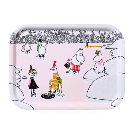Moomin Birch Tray Winter Wonders Arabia 2022 20 x 27 cm