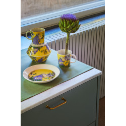Moomin Bowl Hemulen Yellow Lilac 15 cm Arabia 2023