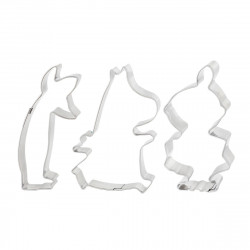 Moomin Cookie Cutters Mamma, Little My, Sniff 3 pcs