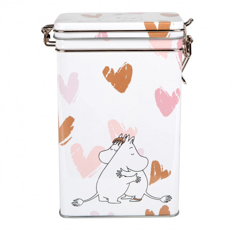 Moomin Coffee Tea Tin Box Love