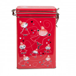 Moomin Coffee Tea Tin Box Basic Little My Red
