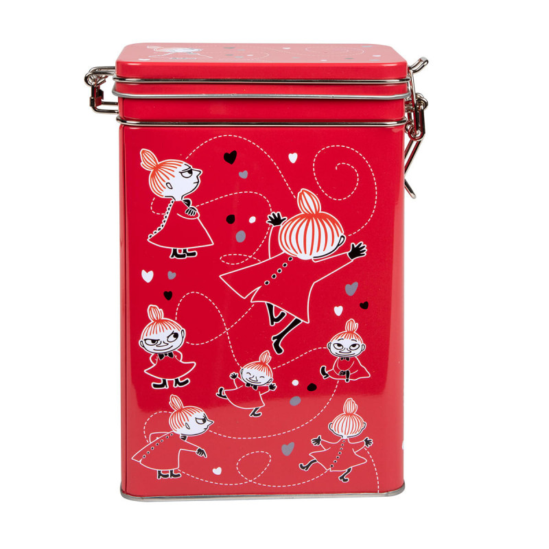 Moomin Coffee Tea Tin Box Basic Little My Red