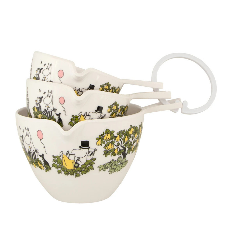 Moomin Garden Party  Melamine Measuring Cups Set of 3