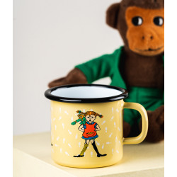 Pippi Enamel Mug 0.25 L Footsteps
