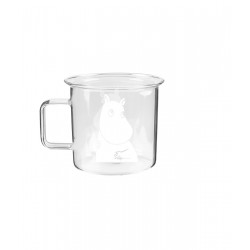 Moomin Borosilicate Glass Mug Moomintroll 0.35 L Clear