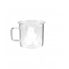 Moomin Borosilicate Glass Mug Moomintroll 0.35 L Clear