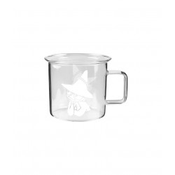 Moomin Borosilicate Glass Mug Snufkin 0.35 L Clear