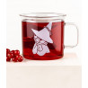 Moomin Borosilicate Glass Mug Snufkin 0.35 L Clear