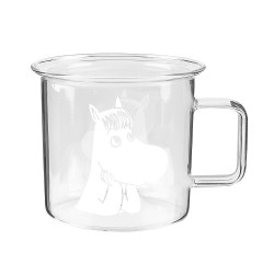 Moomin Borosilicate Glass Mug Snorkmaiden 0.35 L Clear