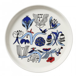 Arabia Puutarhurit Gardeners Blue Plate 19 cm