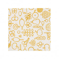 Oiva Toikka Frutta Yellow Napkins 33 x 33 cm Iittala