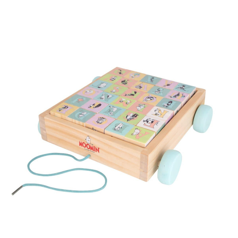 Moomin Alphabet Block Wagon