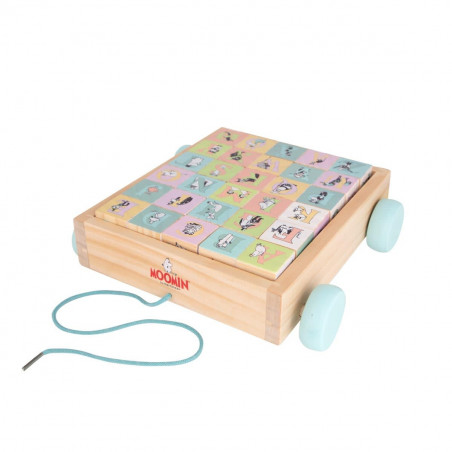 Moomin Alphabet Block Wagon