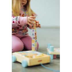 Moomin Alphabet Block Wagon