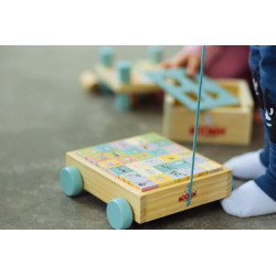 Moomin Alphabet Block Wagon