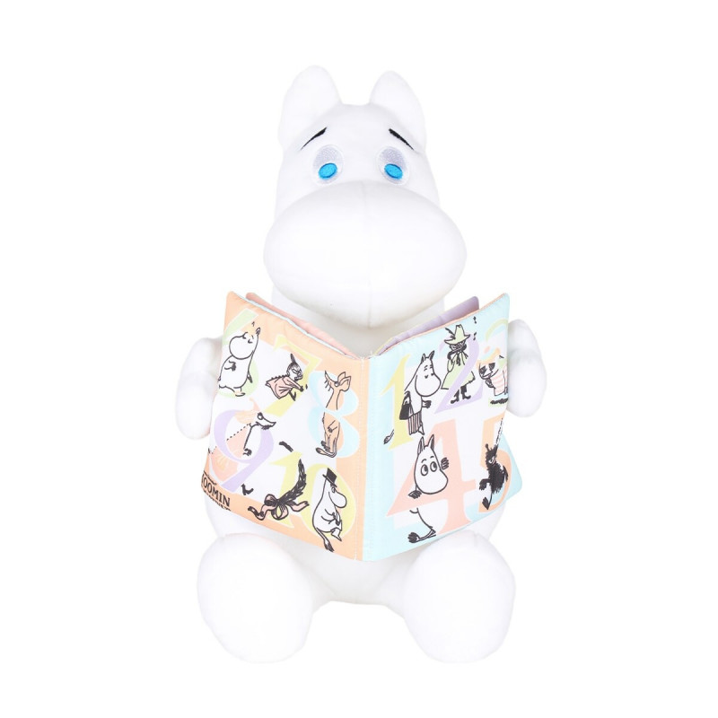 Moomin Soft Toy with Book 25 cm