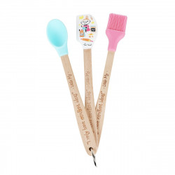 Moomin Little My Baking Silicone Tool Set Pastel Spatula, Brush, Spoon