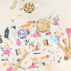 Moomin Little My Baking Silicone Tool Set Pastel Spatula, Brush, Spoon