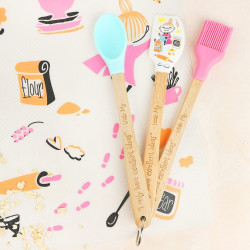 Moomin Little My Baking Silicone Tool Set Pastel Spatula, Brush, Spoon
