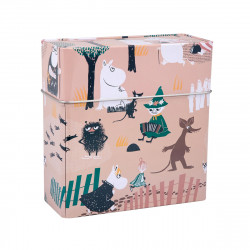 Moomin Forest Walk Pink Filter Bags Tin Box
