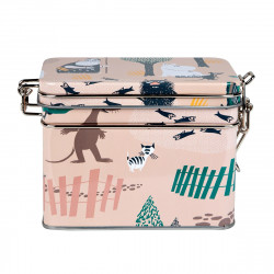 Moomin Forest Walk Pink Tea Tin Box