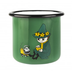 Moomin Enamel Mug 0.37 L Snufkin Retro Green Outlet 20%