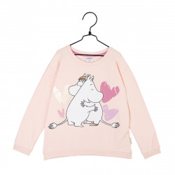 Moomin Heart Moomin Sweatshirt Rose