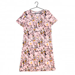 Moomin Cherry Garden Nightgown Short-Sleeve Pink