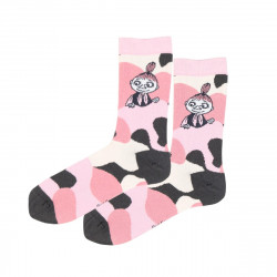 Moomin Hiding Mymble Socks Pink