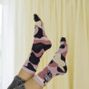 Moomin Hiding Mymble Socks Pink