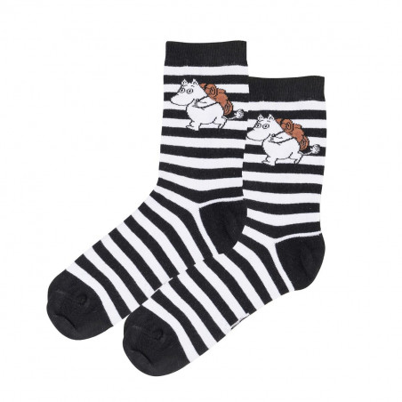 Moomin Camper Socks Black/White