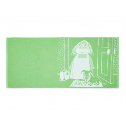 Moomin Miska and Surku Green Bath Towel 70 x 140 cm