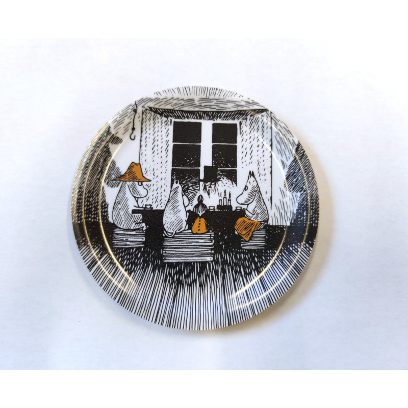 Moomin Mini Birch Tray Round 11 cm Together True to Its Origin
