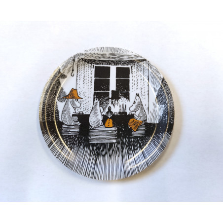 Moomin Mini Birch Tray Round 11 cm Together True to Its Origin