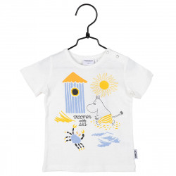 Moomin Shorts Set Stripe Pale Blue