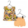 Moomin Papaya Shorts Set Yellow