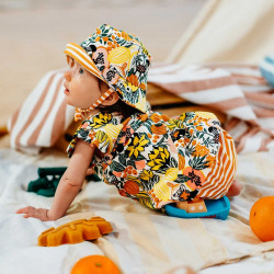 Moomin Papaya Shorts Set Yellow