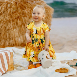 Moomin Tree Crown Dress Baby Yellow