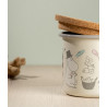 Moomin Bon Appetit Enamel Storage Jar With Cork Lid 1.3 L Muurla