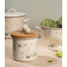 Moomin Bon Appetit Enamel Storage Jar With Cork Lid 1.3 L Muurla
