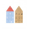 Moomin Chop and Serve Board Birch Veneer Moomin House 20 x 44 cm