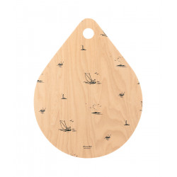 Moomin Chop and Serve Board Birch Veneer Sailors 21 x 27 cm