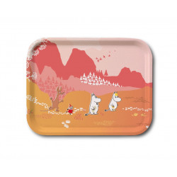 Moomin Tray Treasure Hunt Pink 27 x 20 cm