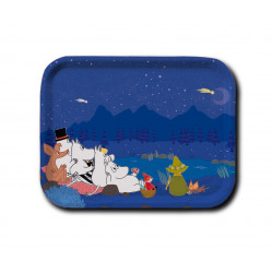 Moomin Tray Under the Stars Blue  27 x 20 cm