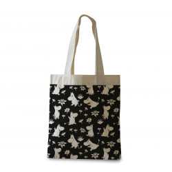 Moomin Shopping Bag Moomin Troll Black Optodesign