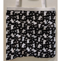 Moomin Shopping Bag Moomin Troll Black Optodesign