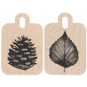 Nordic Chop and Serve 21 x 31 cm Nordic The Pine Cone and The Birch Leaf