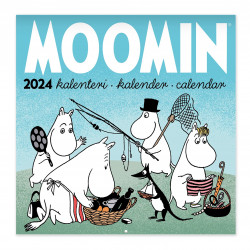 Moomin 2024 Mini Wall Calendar Putinki 20 x 20 cm